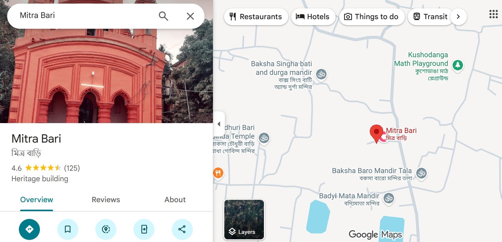 A stylized map showing a location.